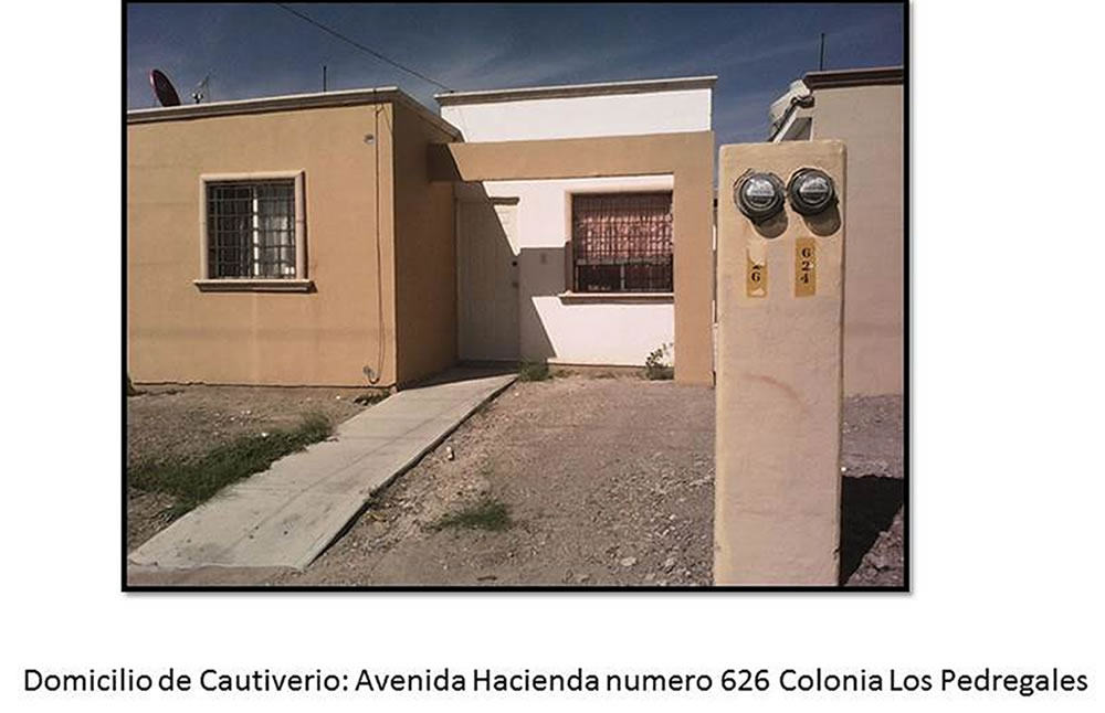 La casa donde tenían al joven
