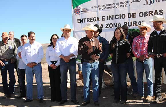 Alcalde en el evento