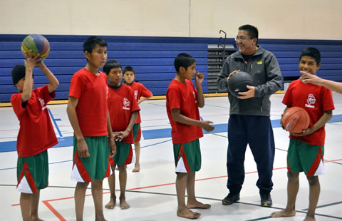 Niños indígenas de Chihuahua llegan a la final de la Liga de Básquetbol |  La Opción de Chihuahua