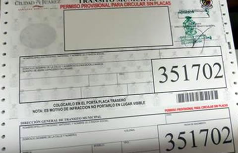 Alertan por venta de permisos de circulación falsos