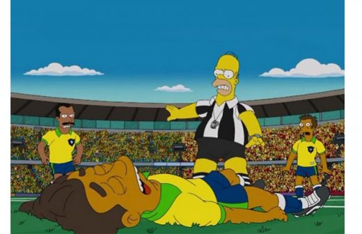 Predijeron Los Simpsons lesión de Neymar en el mundial