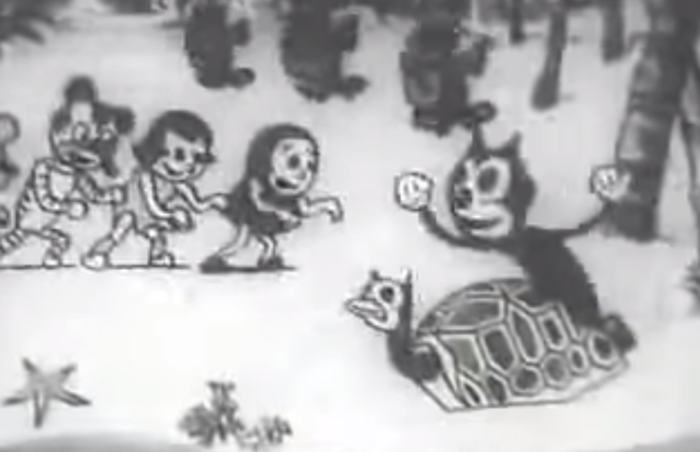 Se ve a un diabólico Mickey Mouse