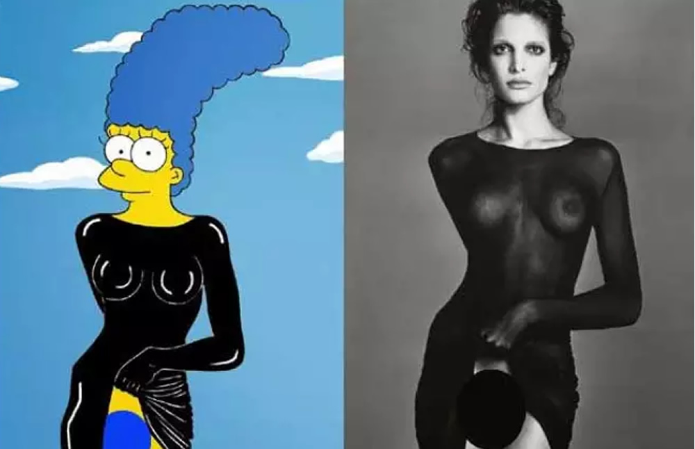 Imitando a la modelo Stephanie Seymour