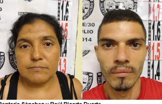 Arrestan a dos por posesión de heroína y jeringas con droga