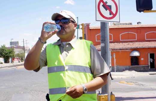 Rehidratará Protección Civil a elementos de Tránsito de Ciudad Juárez