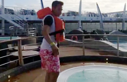 Se lanzó mexicano de crucero para impresionar a una mujer: testigos