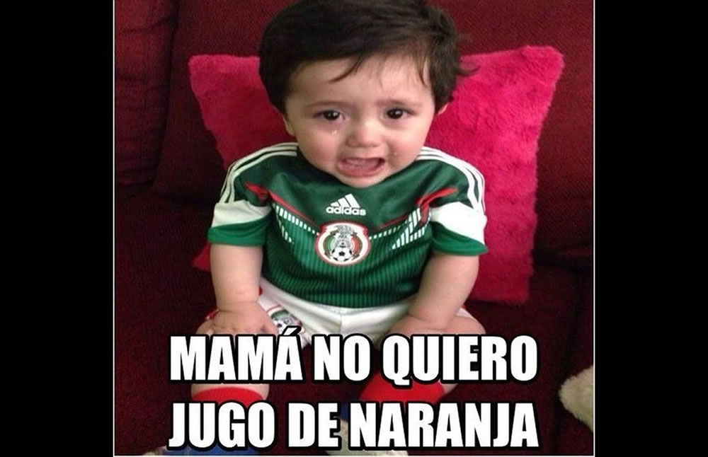 Los mexicanos se ríen de la derrota