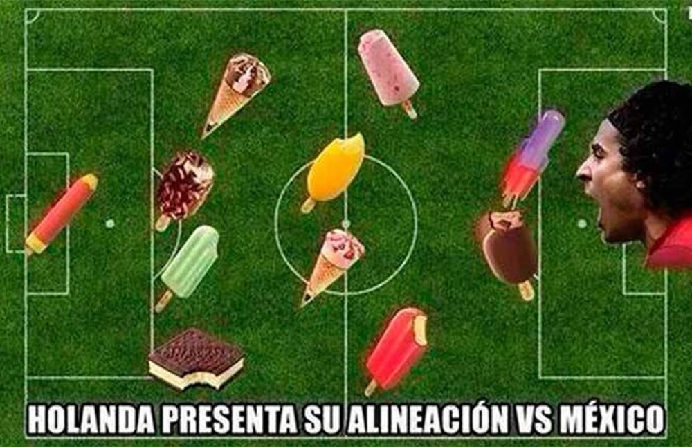 Los mexicanos se ríen de la derrota