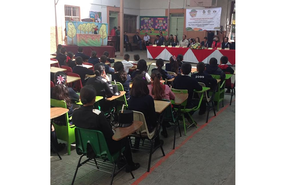 En la primaria 8 de Mayo