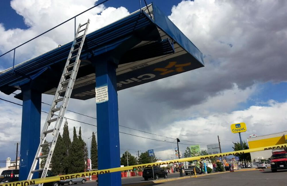 Desalojaron el estacionamiento 