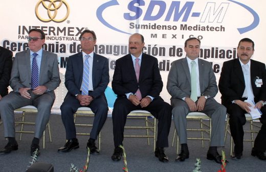 Invierten 8.5 mdd en ampliación de planta Sumidenso, acude Duarte a inauguración