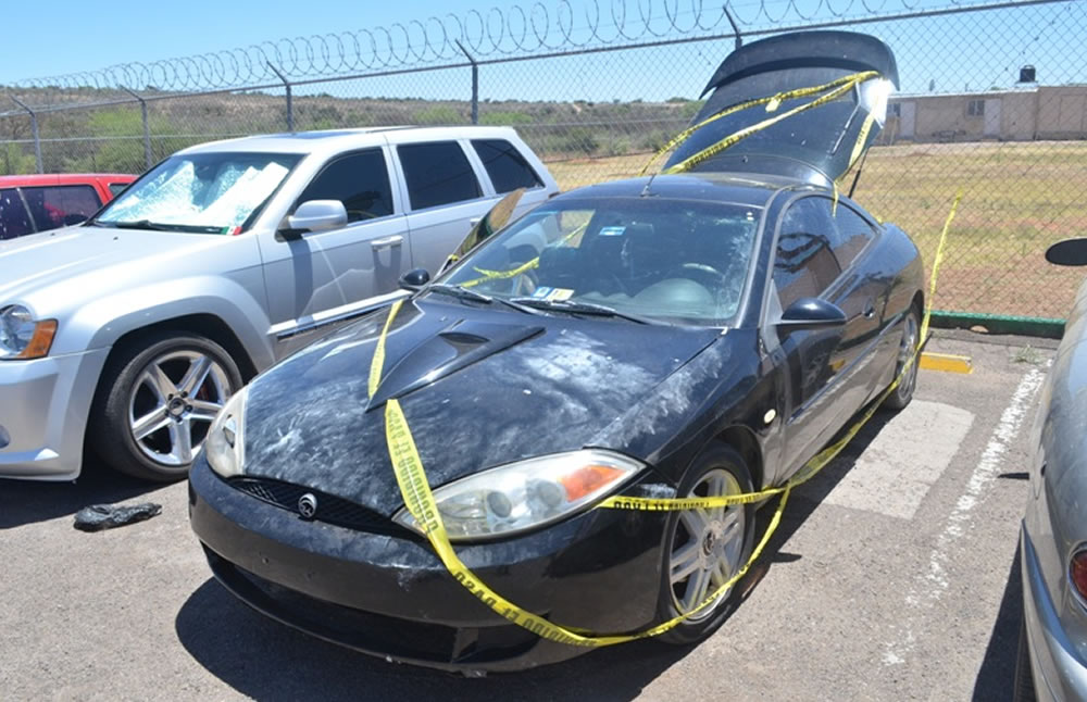 El auto en que Yahaira fue vista por última vez con vida