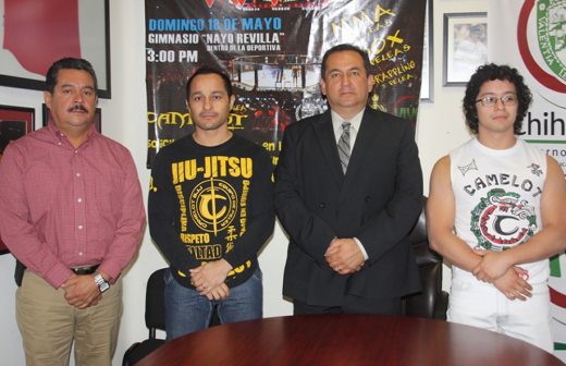 Presentan el Chihuahua Fighters One que se realizará en el gimnasio Nayo Revilla