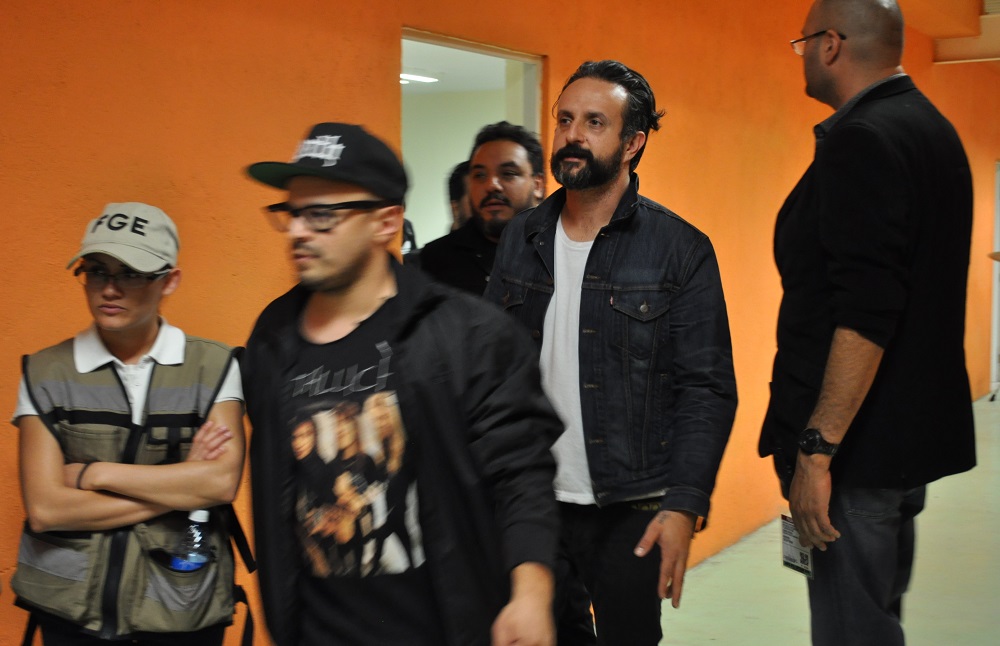 Camino a la rueda de prensa