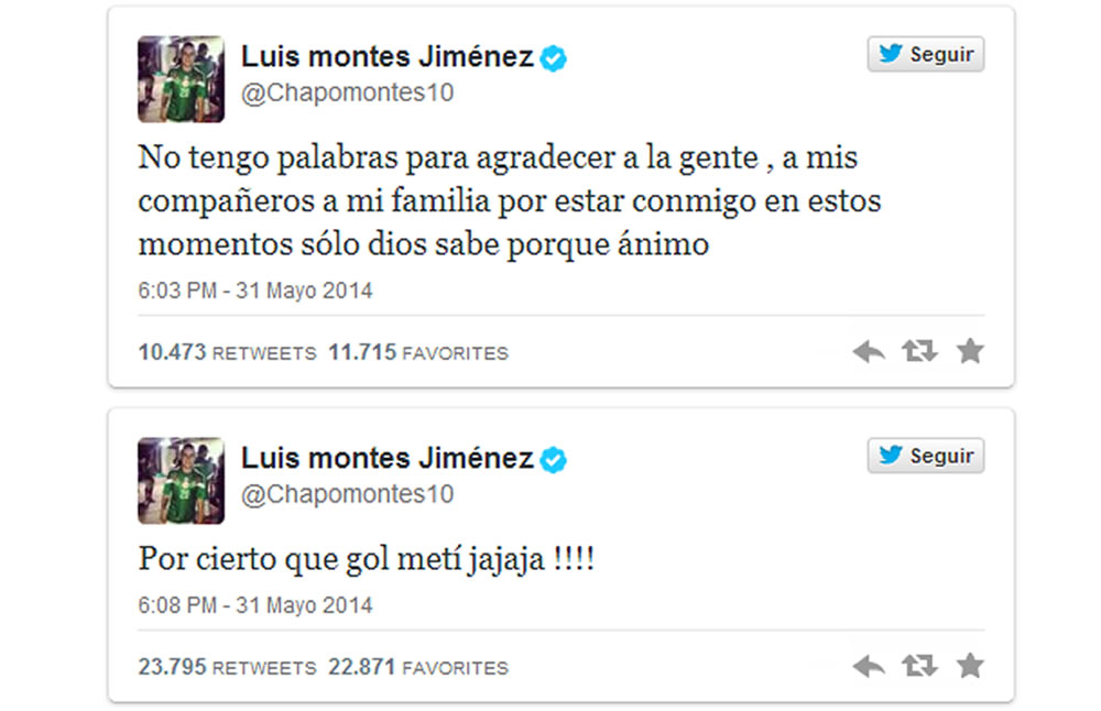 Sus tweets
