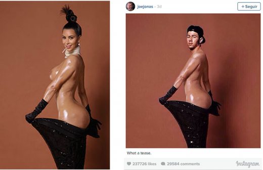 Nick Jonas se pone Kardashian