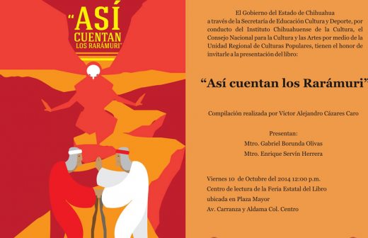 Invitan a la presentación del libro Así cuentan los Rarámuri