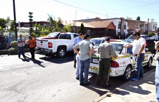 Dos lesionados en choque de trocas en Mirador y Niños Héroes