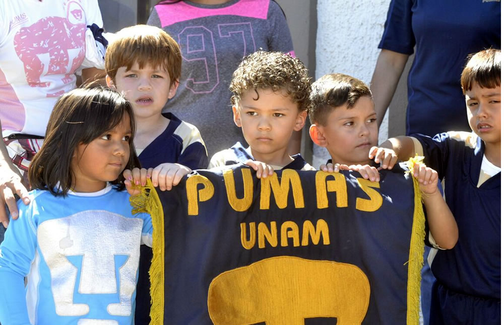 Niños formarán parte de escuela filial Pumas