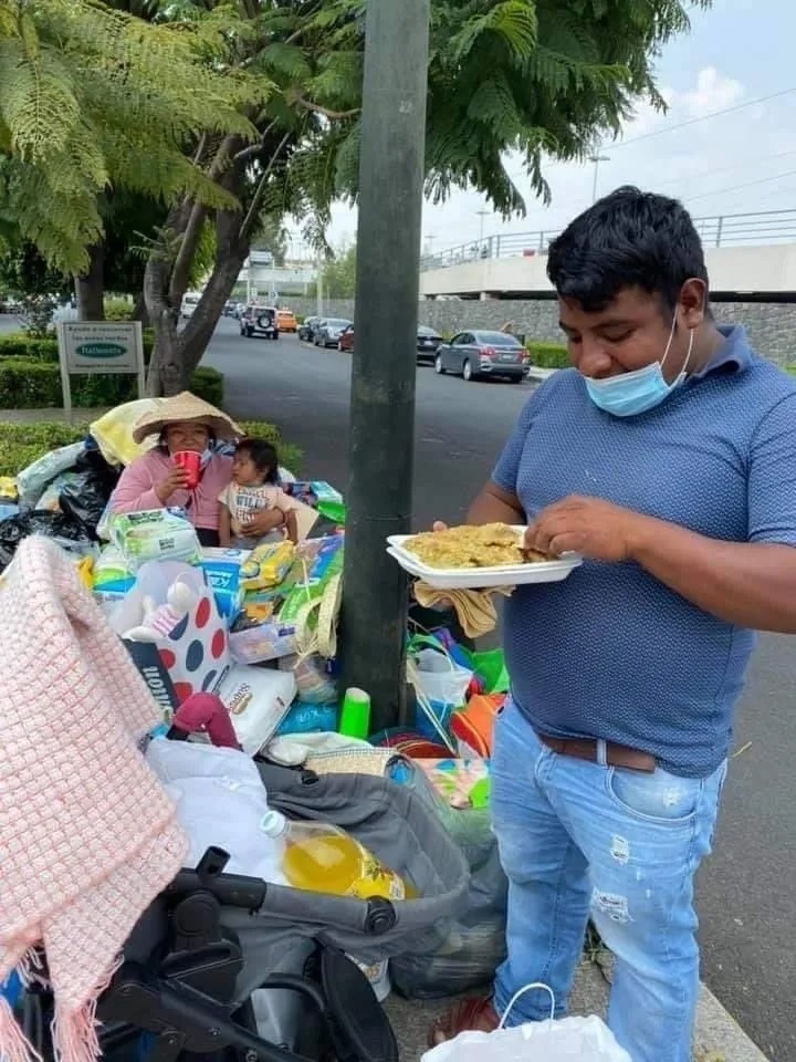 La imagen se hizo viral y la gente respondió