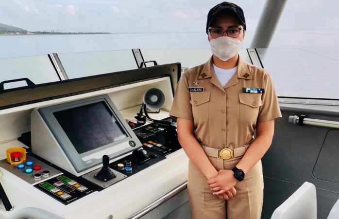 Gloria, la primera mujer en comandar patrulla costera de la semar