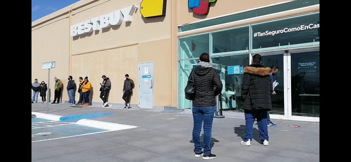 Fila para ingresar