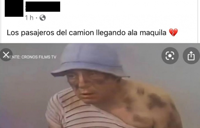 Causa indignación meme de accidente en parral