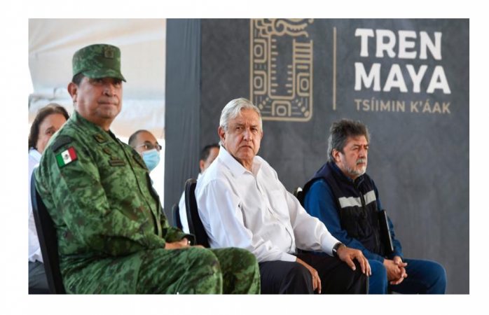 Administraran militares el tren maya, dijo amlo