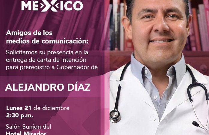 Buscará dr. alejandro díaz ser pre candidato a gubernatura