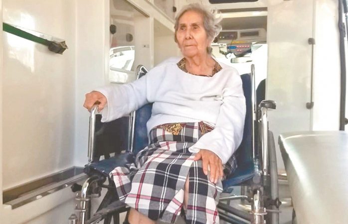 Doña Francisca, con 91 años, venció al covid 