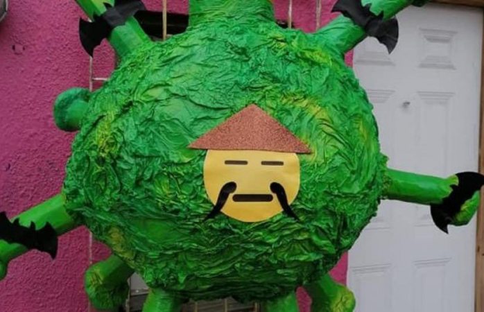 Sale a la venta la piñata del coronavirus y se vuelve viral