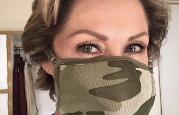 Lety calderón en tiempos del covid-19 se puso creativa