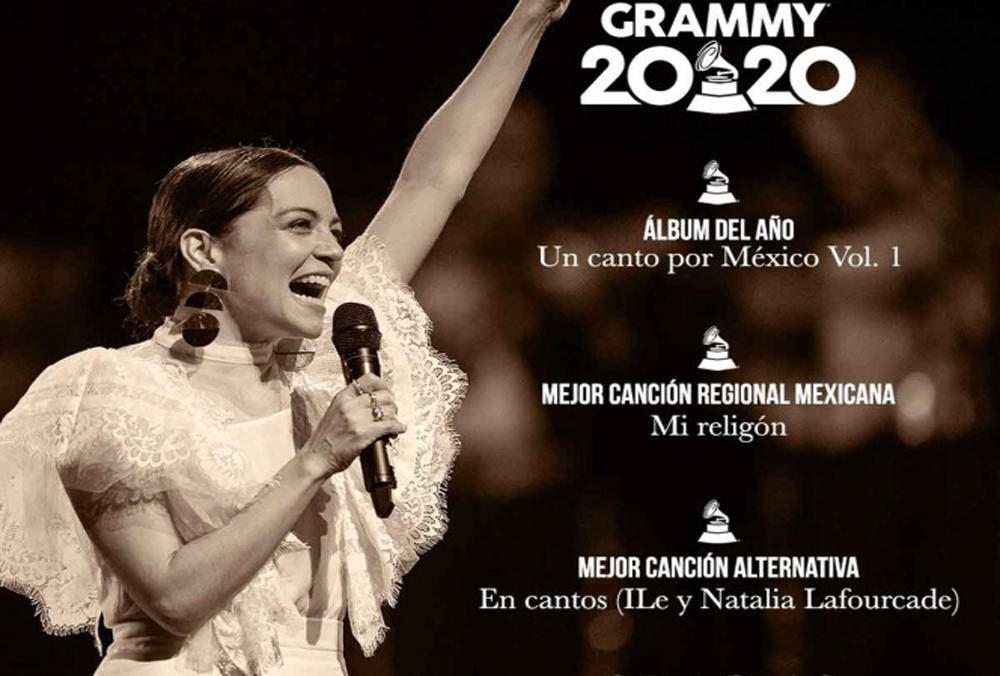 Lafourcade en los premios Grammy