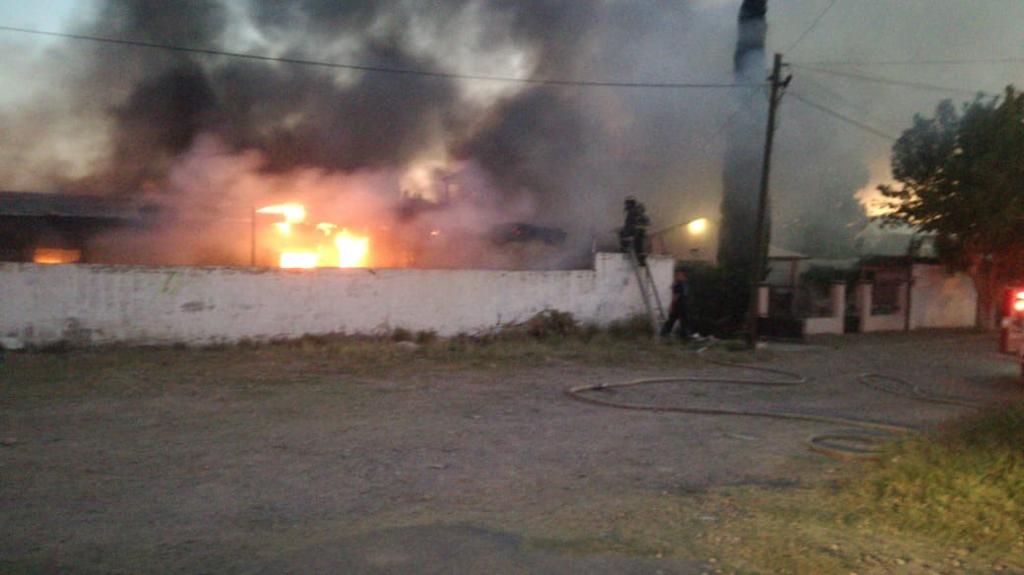 Imágenes de la movilización en el lugar