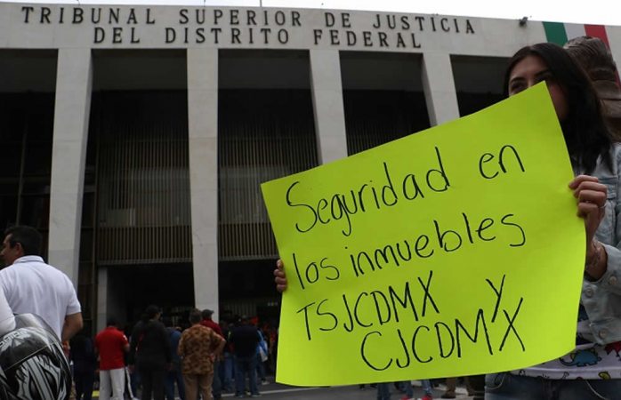 Anuncian paro de labores en juzgados de cdmx