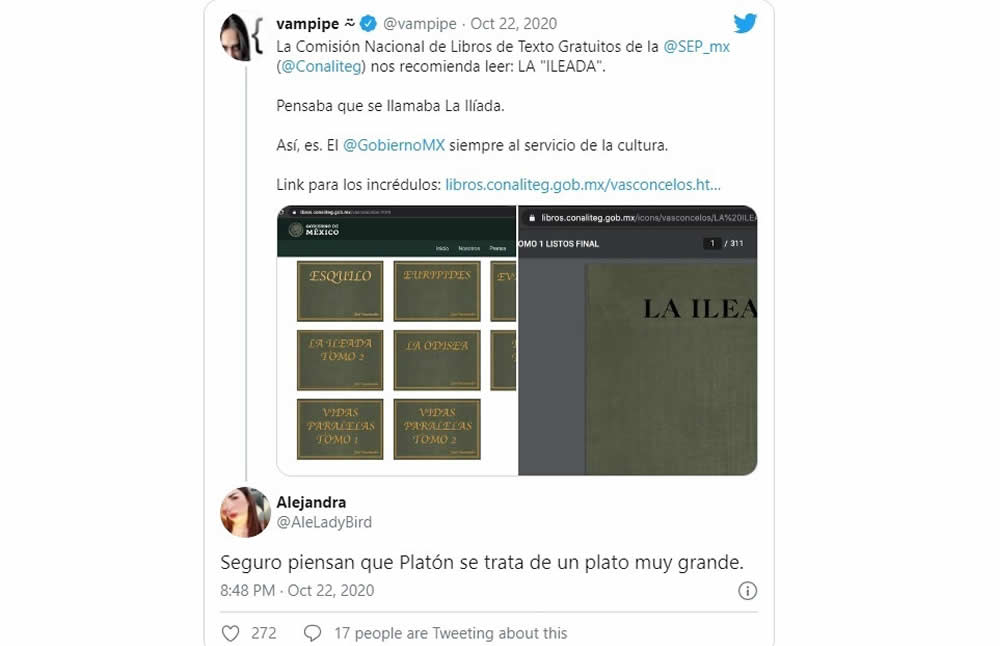 No se tardaron las burlas en twitter