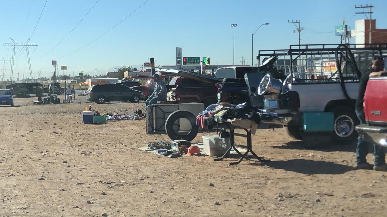 Se instalaron los tianguistas en la zona