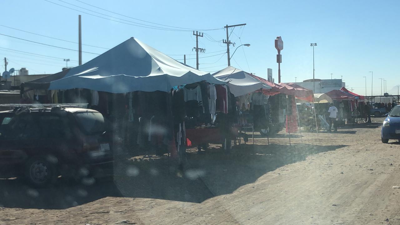 Se instalaron los tianguistas en la zona
