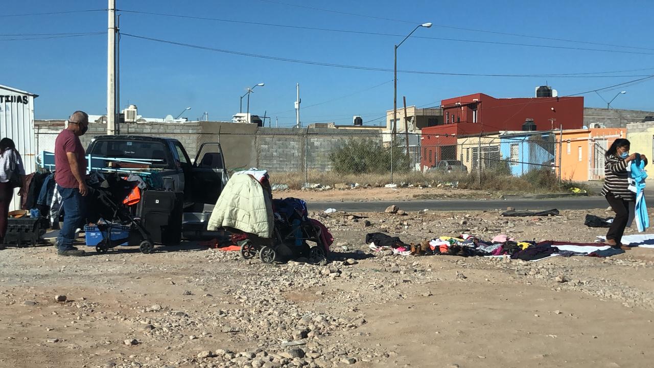 Se instalaron los tianguistas en la zona