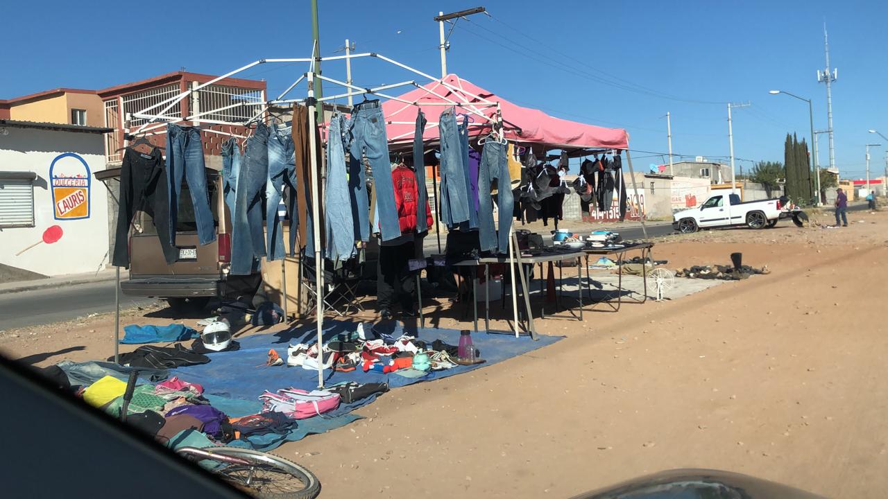 Se instalaron los tianguistas en la zona