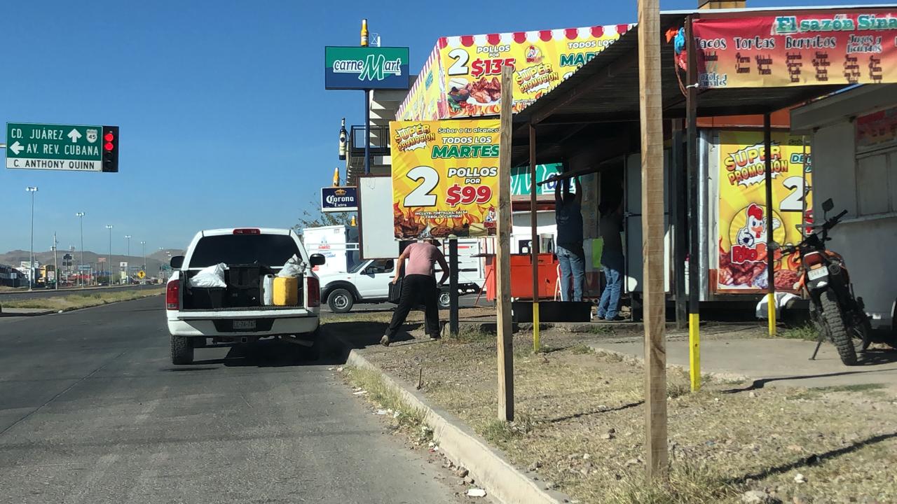 Se instalaron los tianguistas en la zona