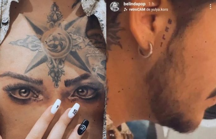 Se desatan las redes: nodal se tatúa los ojos de belinda